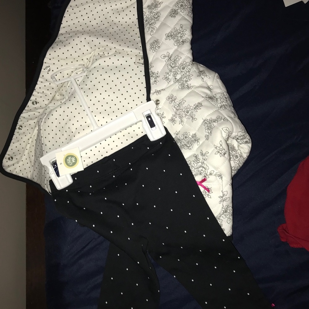 Brand new little me reversible jacket and pants